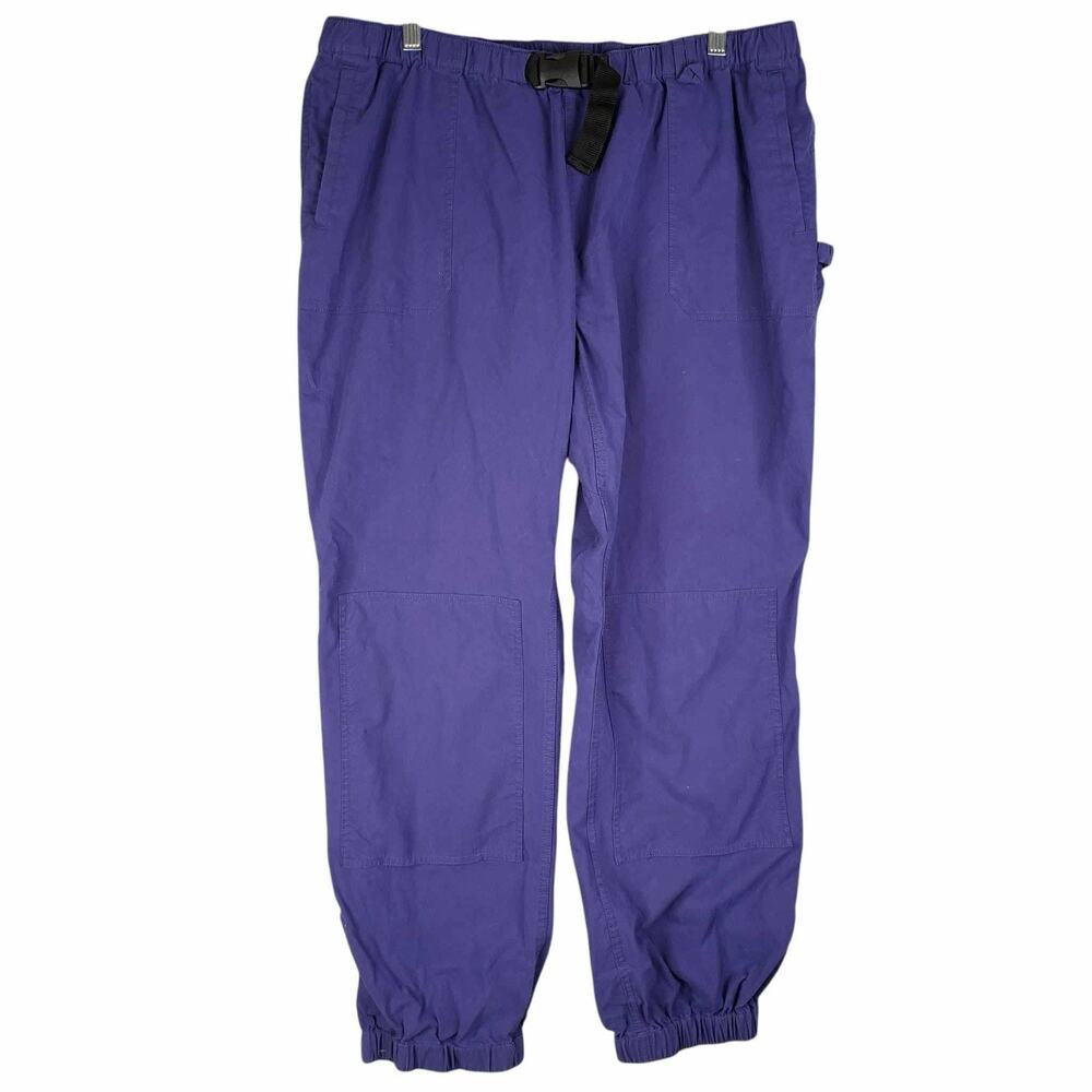Duluth Trading Co Pants Men's Cotton Nylon Blue Size XL Jogger Belt